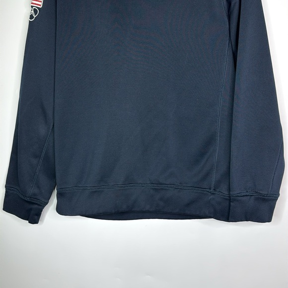 Nike Therma Fit Team USA Black Hooded Sweatshirt Size Small - Picture 6 of 9